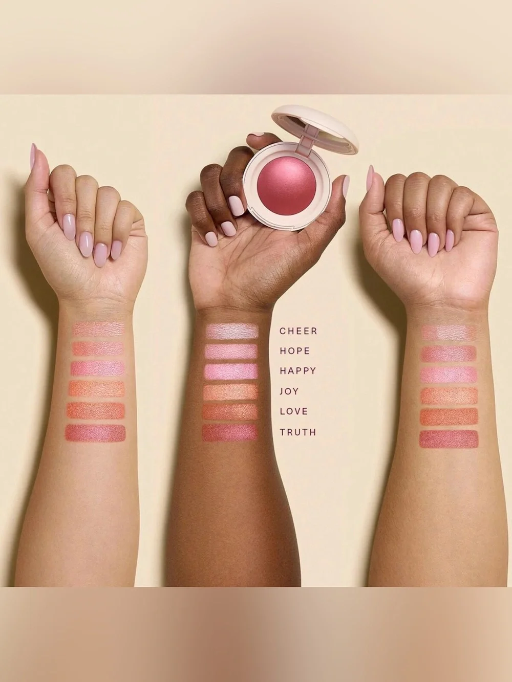 Rare Beauty Soft Pinch Luminous Powder Blush — Love (Warm Rose Coral)